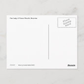 ブセリアスセントロメキシコの教会 ポストカード (裏面)