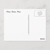 ブセリアス・レッド・ハイビスカス ポストカード (裏面)