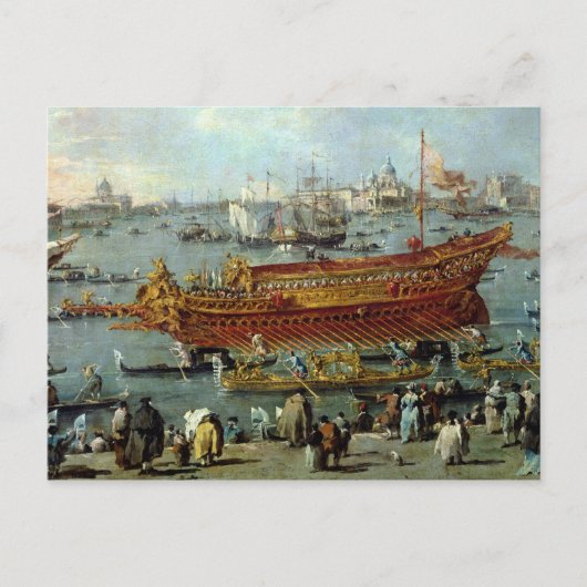 「ブセンツァールの出発」 ポストカード (正面)