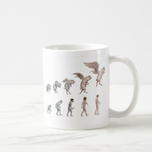 ブタおよび人のマグ コーヒーマグカップ