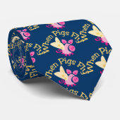 ブタがカスタムな首のタイを飛ばす時 ネクタイ (ロール)