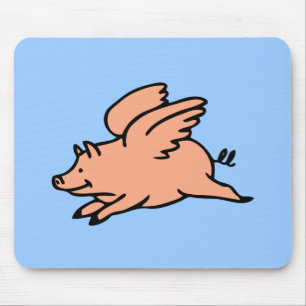 ブタがマウスパッドを飛ばす時 マウスパッド