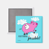 ブタが磁石を飛ばす時 マグネット (正面/裏面)