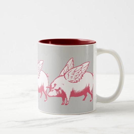 ブタが飛ぶ時 ツートーンマグカップ (右)