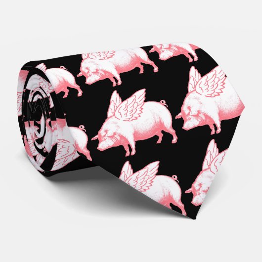 ブタが飛ぶ時 ネクタイ (ロール)