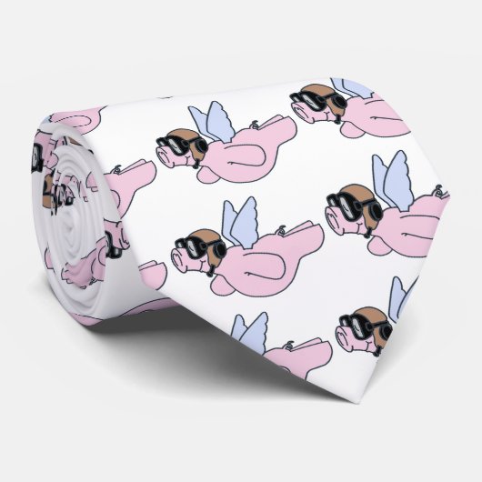 ブタが飛ぶ時 ネクタイ (ロール)