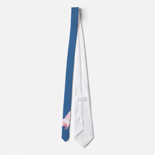 ブタが飛ぶ時 ネクタイ (裏面)