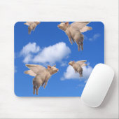 ブタが飛ぶ時 マウスパッド (マウス)