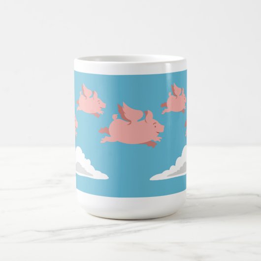 「ブタがflyできたら コーヒーマグカップ (中央)