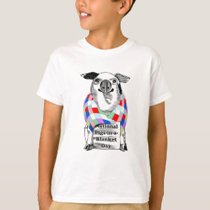 ブタちゃんのおくるみデー Tシャツ