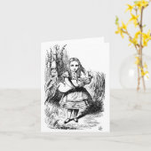 ブタとアリス カード (黄色い花)