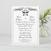 ブタと雌鹿の結婚後招待状 招待状 (スタンド正面)