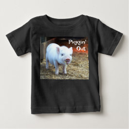 ブタに夢中ファームライフ ベビーTシャツ