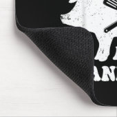 ブタのお尻が好きなBBQバーベキューグリル料理長肉 マウスパッド (コーナー)