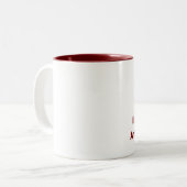 ブタのお尻 ツートーンマグカップ (正面左)