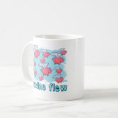 ブタのインフルエンザのユーモアプロダクト コーヒーマグカップ (正面左)