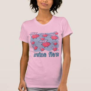 ブタのインフルエンザのユーモアプロダクト Tシャツ