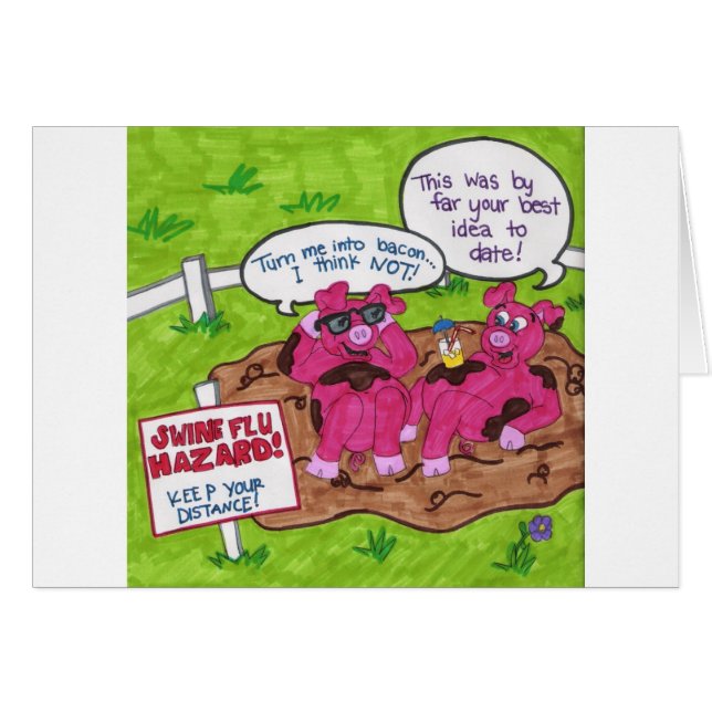 ブタのインフルエンザの危険 (正面横)