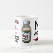 ブタのインフルエンザの生存者 コーヒーマグカップ (中央)