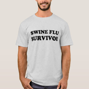 ブタのインフルエンザの生存者(軽いワイシャツ) Tシャツ