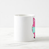 ブタのインフルエンザ-コーヒー・マグ コーヒーマグカップ (中央)