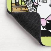 ブタのインフルエンザ マウスパッド (コーナー)