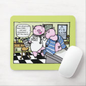 ブタのインフルエンザ マウスパッド (マウス)