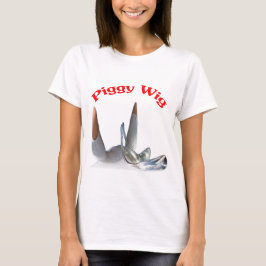 ブタのウィッグ Tシャツ