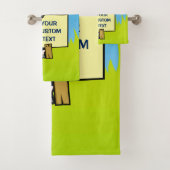 ブタのサイン バスタオルセット (インサイチュ)