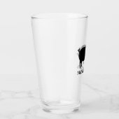 ブタのシルエットパーソナライズな|クールでカスタムなBarware タンブラーグラス (右)