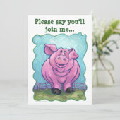 ブタのパーティーの中心 招待状 (スタンド正面)