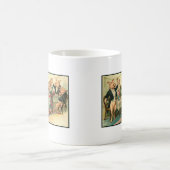 ブタのパーティー コーヒーマグカップ (中央)