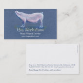 ブタのブタのブタの農家の名刺 名刺 (正面/裏面)