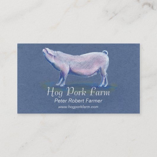 ブタのブタのブタの農家の名刺 名刺 (正面)