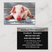 ブタのプロフェッショナル 名刺 (正面/裏面)