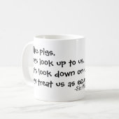 ブタのマグ コーヒーマグカップ (正面左)