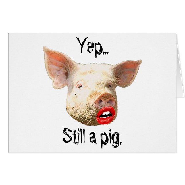 ブタの口紅 (正面横)