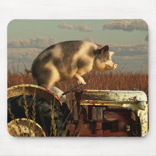 ブタの夢 マウスパッド (正面)