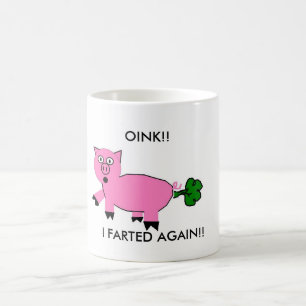 ブタの屁! コーヒーマグカップ