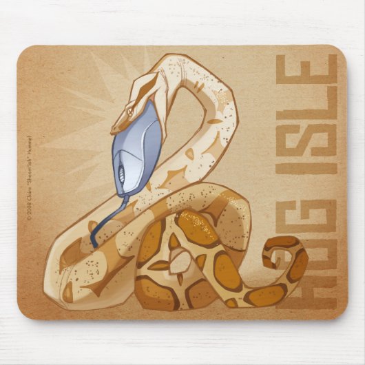 ブタの島BCIのマウスパッド マウスパッド (正面)