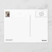 ブタの幽霊のお化け屋敷の郵便はがき ポストカード (裏面)