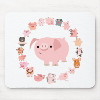ブタの曼荼羅のmousepad マウスパッド