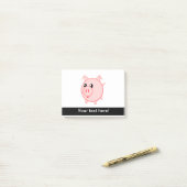 ブタの漫画 ポストイット (デスク上)