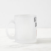 ブタの種類のきたないTシャツおよびギフト フロストグラスマグカップ (左)