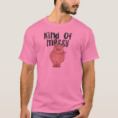 ブタの種類のきたないTシャツおよびギフト Tシャツ (正面)