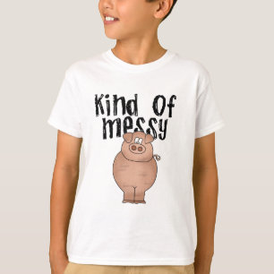 ブタの種類のきたないTシャツおよびギフト Tシャツ