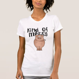 ブタの種類のきたないTシャツおよびギフト Tシャツ