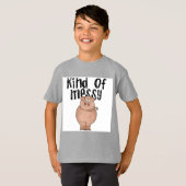 ブタの種類のきたないTシャツおよびギフト Tシャツ (正面フル)