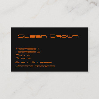 ブタの顔の名刺 名刺