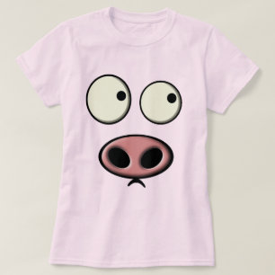 ブタの顔 Tシャツ